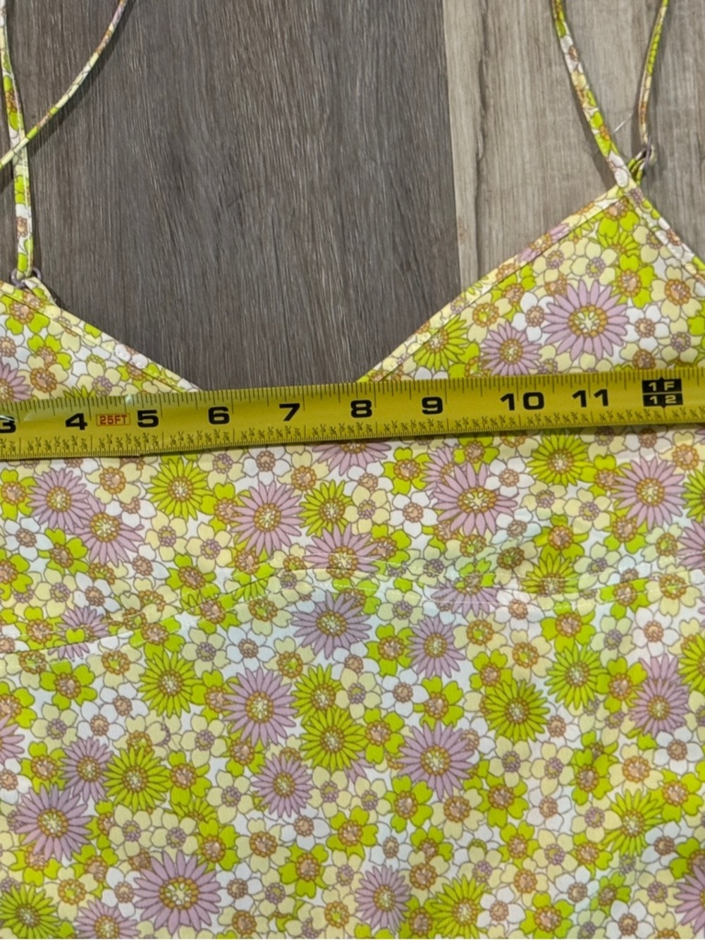 Zara Floral Maxi Slip Dress in Yellow and Pink - Picture 6 of 9